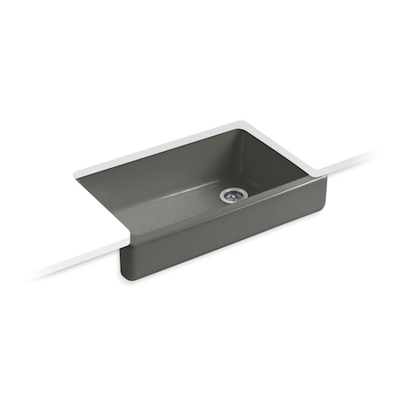 Kohler Kitchen Sink, Farmhouse, Undermount Mount, 0 Hole 6488-58